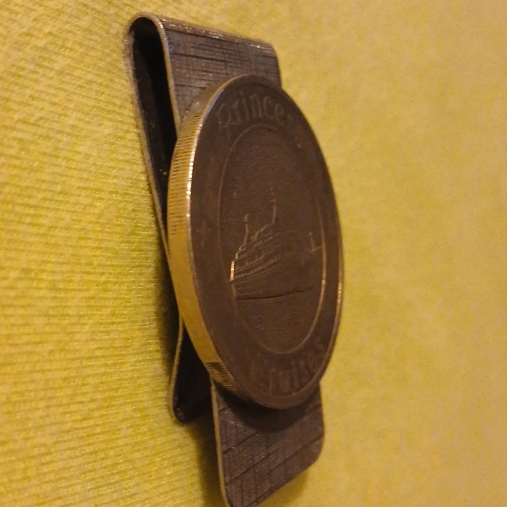 Vintage money clip Princess Cruises